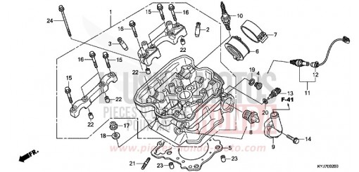 CYLINDER HEAD CBR250RAB de 2011